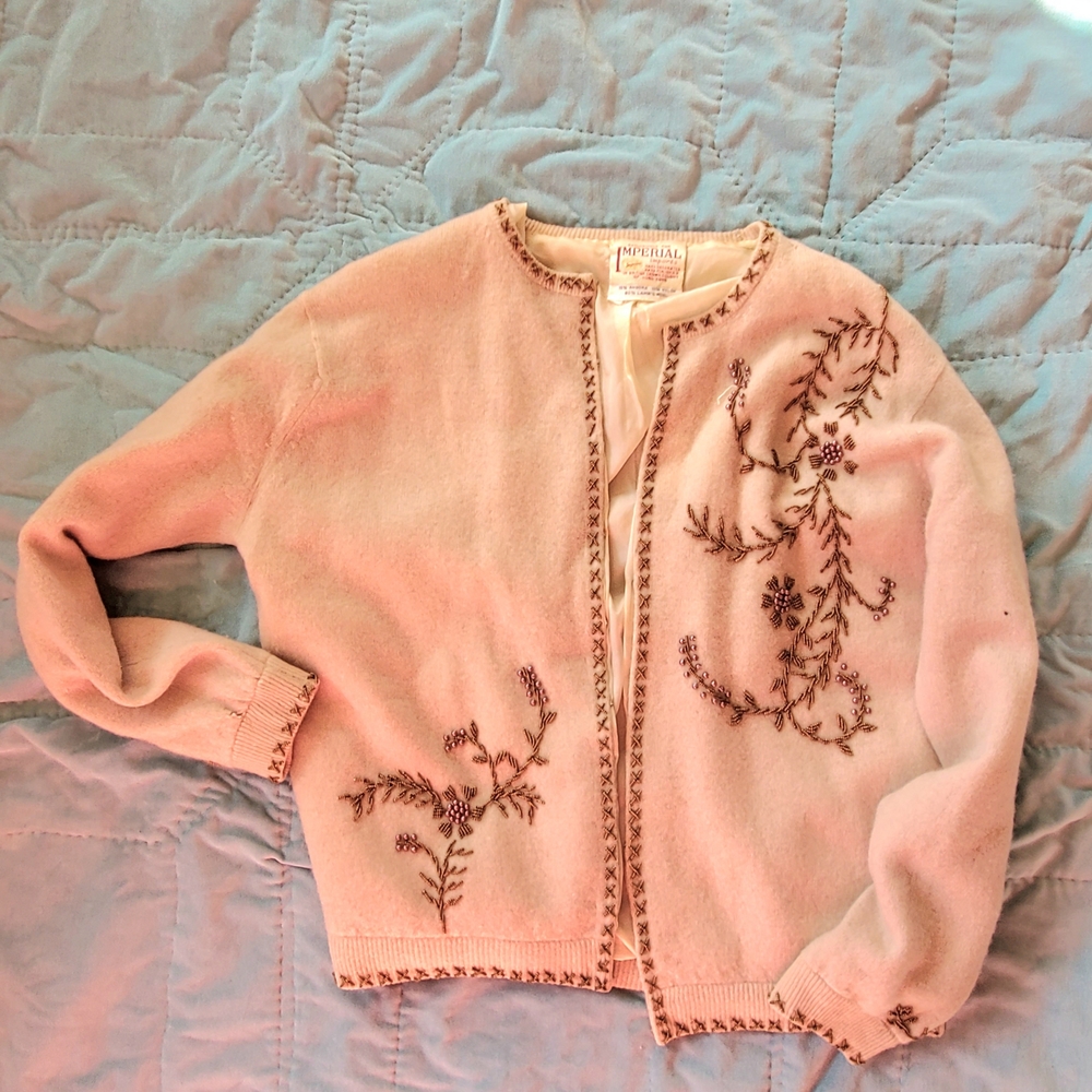 Vintage Beaded Cardigan